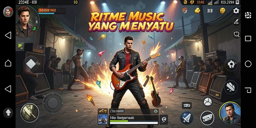 Tampilan gameplay <strong>234E</strong> yang penuh warna dan interaktif.