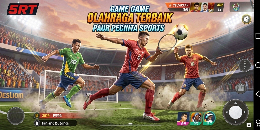 Tampilan gameplay 5RT yang seru dan memikat di dunia olahraga.