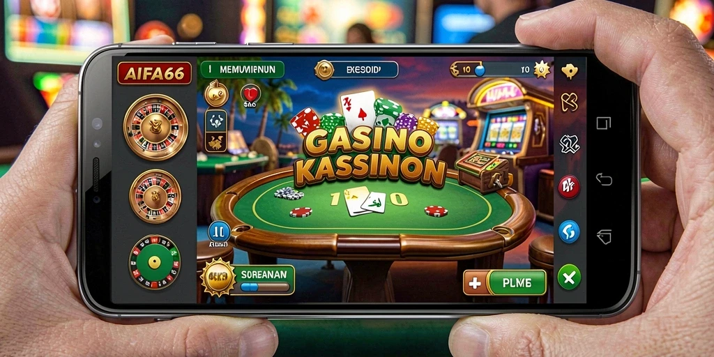 Tampilan gameplay Kasino yang mendebarkan dan menarik.
