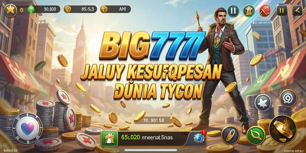 Screenshot gameplay BIG777 yang menunjukkan suasana bisnis yang dinamis.