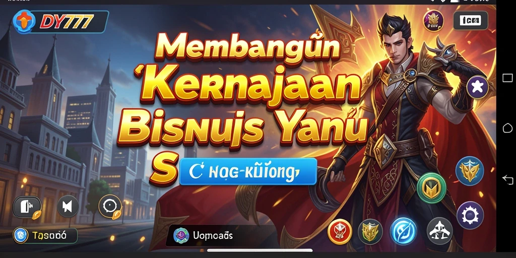 Tampilan gameplay DY777 dengan grafik yang menarik dan sistem manajemen yang mendalam.