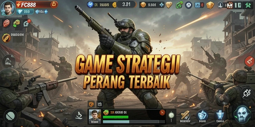 Screenshot FC888 menunjukkan pertempuran strategis yang seru.