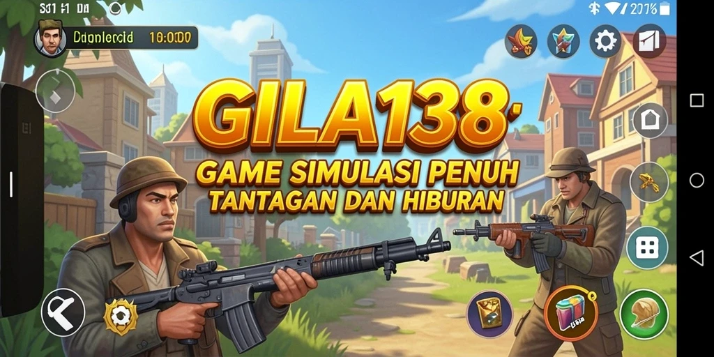 Tangkapan layar menunjukkan aksi seru dalam gameplay GILA138.