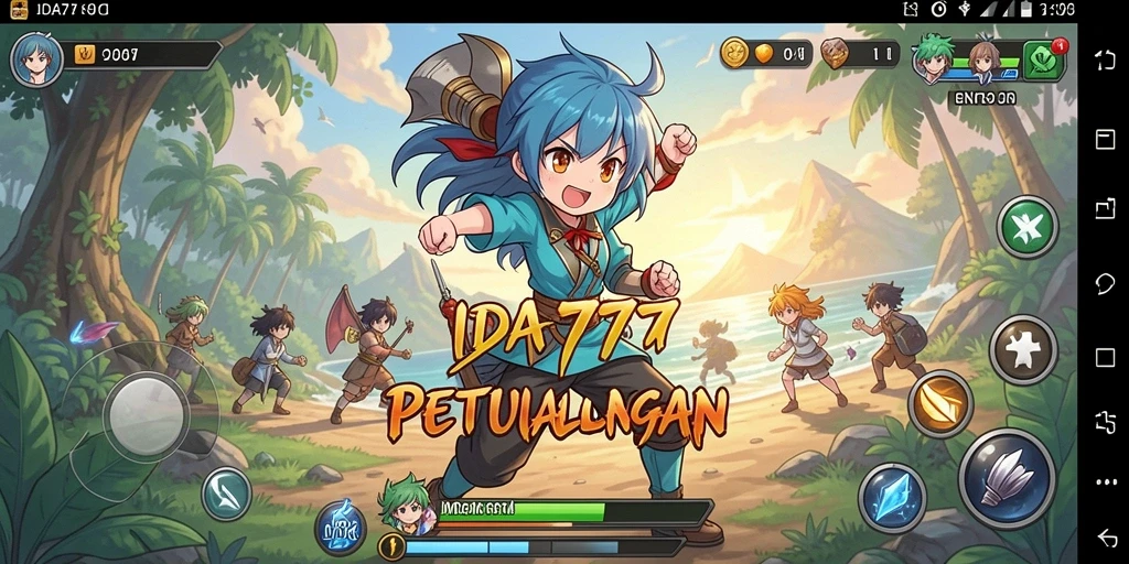Screenshot IDA777 menampilkan aksi seru dan karakter anime yang menarik.