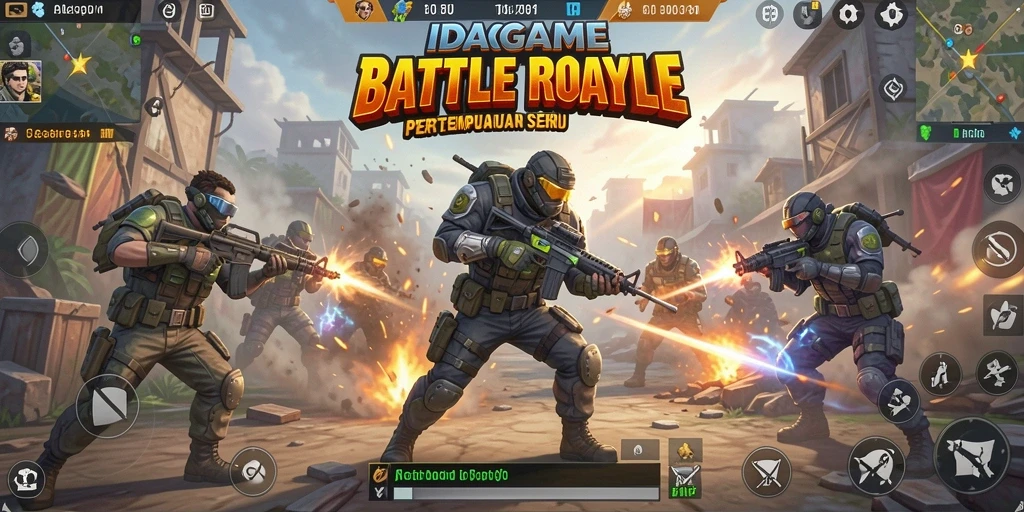 Gameplay seru di IDAGAME dengan pertempuran intens.