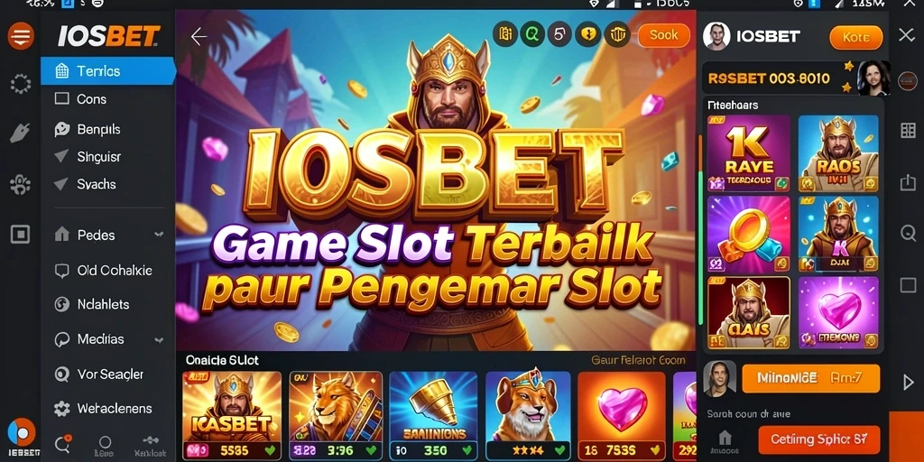 Tangkapan layar menunjukkan pengalaman menarik bermain game slot IOSBET.