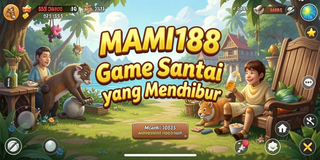 Tampilan gameplay MAMI188 yang ceria dan menyenangkan.