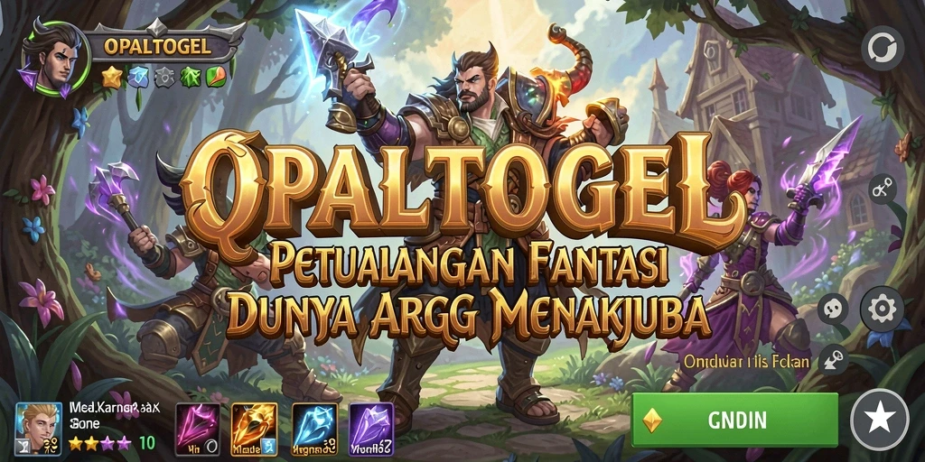 Tampilan gameplay ARPG OPALTOGEL yang menarik dan mendebarkan.