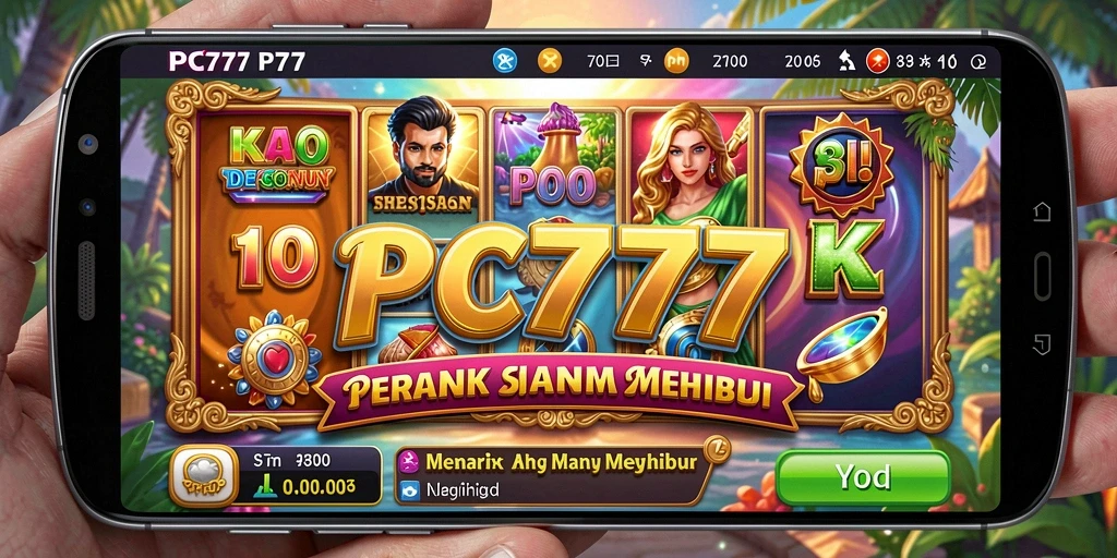 Tampilan gameplay slot PC777 yang seru dan menarik.