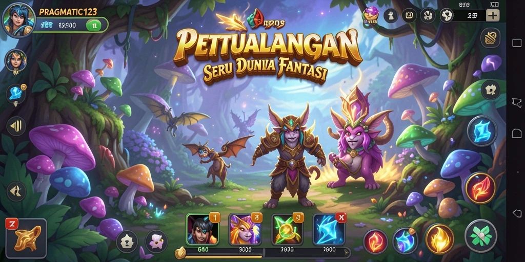 Tangkapan layar gameplay <strong>PRAGMATIC123</strong> menunjukkan petualangan seru di dunia fantastis.