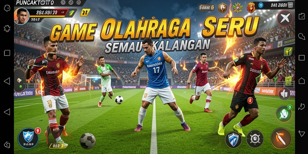 Tampilan gameplay menarik dalam PUNCAKTOTO dengan berbagai mode olahraga.