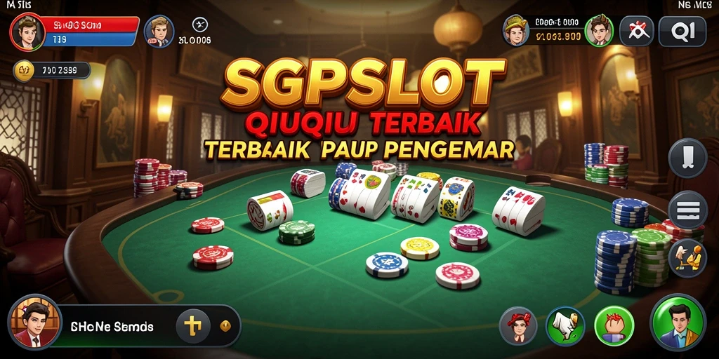 Tampilan menarik dari gameplay QiuQiu di SGPSLOT.