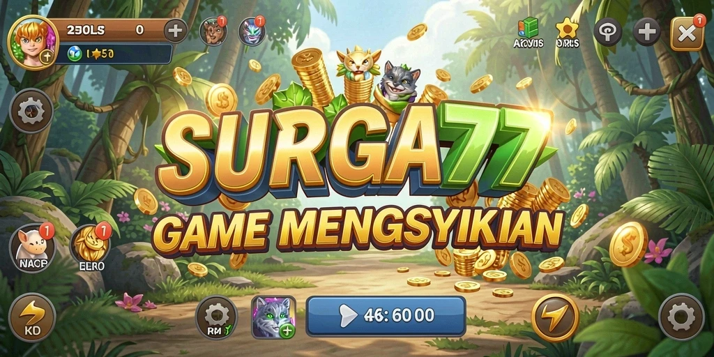 Tampilan gameplay SURGA77 dengan mekanisme Idle yang menarik