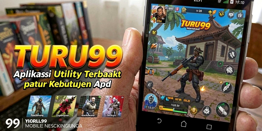 Tampilan antarmuka intuitif dari TURU99 yang memudahkan penggunaan aplikasi.